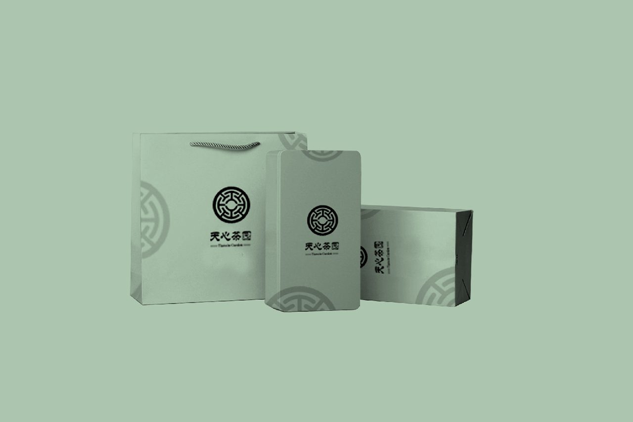 天心茶園LOGO設(shè)計(jì)
